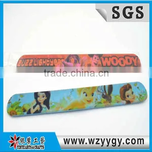 Cheap Silicone Slap Band With Logo Printing thumbnail-1