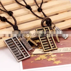 Hot Sale Simple Design Leather Necklace thumbnail-2