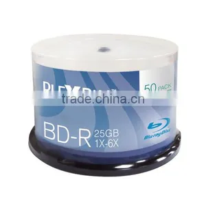 PlexDisc 6x 25GB White Inkjet Hub Printable BD-R 50 Packs Disc thumbnail-1