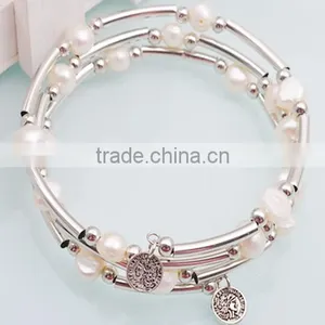 Europe and the United States 2016 Popular New Natural Pearl CCB Spiritual Beads Bracelets thumbnail-2