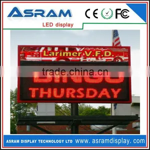 Hot Sale Outdoor Led Sign P10 Led Moving Message Display Sign Led Sign Board Shenzhen Led Factory Wholesale Variable Message thumbnail-1
