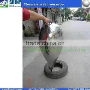 Large Stainless Steel Sculpture Raindrop thumbnail-2