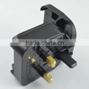 Top Selling Euro 2 Pin to 3 Pin UK Plug Power Converter With Fuse 13A thumbnail-2