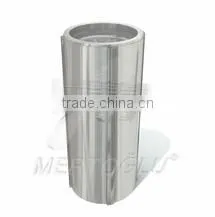 Household Product Open Top Printing Circular Brushed Stainless Steel Litter Bin, Types of Waste Bin thumbnail-1