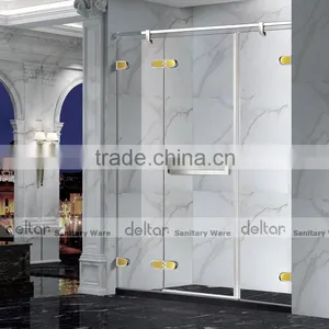 Cheap Prefabricated Curved Glass Shower Enclosure Shower Cubic Shower Room thumbnail-2