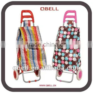 Foldable Shopping Trolley With Printing/Shopping Cart thumbnail-1