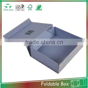Custom Logo Design Foldable Box,foldable Box With Ribbon Closure thumbnail-1