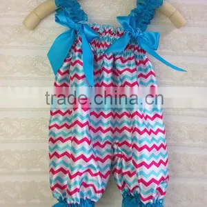 New Baby Girls Rompers Chevron Satin Romper Zig Zag Knickers Bockers Chatter Marks Baby Bubble Knickers Baby Knickers Baby Pant thumbnail-5
