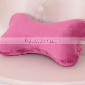 Bone Shape Memory Foam Car Neck Pillow, 100%polyester Velvet Cover thumbnail-2