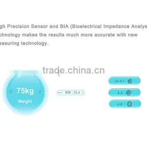 SIFSCAL-2.2 Wireless Scale, Smart Bluetooth Connected Bathroom Scale, Records Parameters on Mobile. thumbnail-6