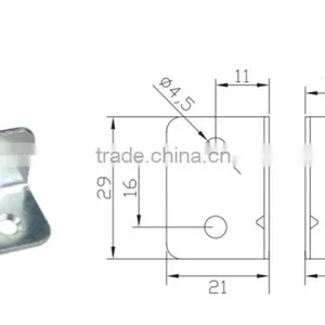 4 Holes Furniture Metal Corner Brackets Corner Brace thumbnail-2