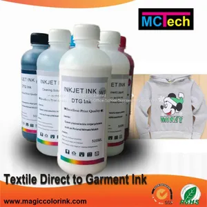 T Shirt Pretreatment Printing Dtg White Ink for Epson F2000 L800 1390 Textile Ink thumbnail-4
