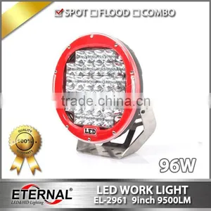 60W Work Light Driving Lamp Round for 4x4 Jeep Offroad Hummer SUV ATV Bumper High Power Led Driving Light Spot Lamp thumbnail-5