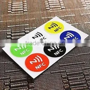 RFID Sticker / NFC Sticker Applied in Mobile Payment, Asset Tracking, Library, Patrol Checkpoint, Inventory Management thumbnail-2