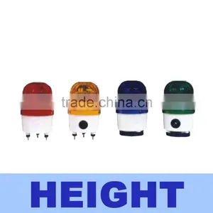 Rotating Solar Power Led Warning Traffic Signal Strobe Beacon Light thumbnail-1