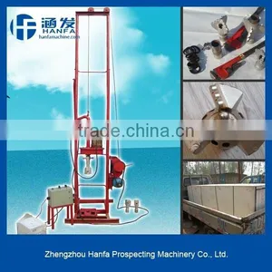 Hot Sale in Africa HF150E Economical Portable Water Well Drilling Rig Max Diameter 150mm Max Depth 100m thumbnail-1