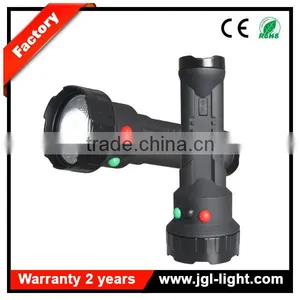 High Power 700lm RGW Hand Heldled Led Rechargeable Tarmy Torch Light Rescue Equipment thumbnail-2
