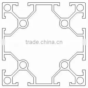 Extruded Modular Aluminum Profile Support Profile Office Workstation Office Partition Wall Cubicle Room thumbnail-1