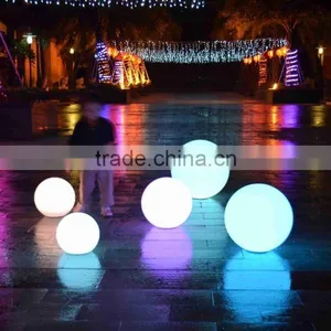BSCI Certified Manufacturer Rgb Solar Powered and Battery Operated Led Ball Light Outdoor thumbnail-1