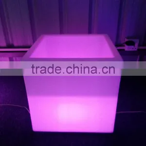 Home and Garden Bright Color Changing LED Light Flower Pot thumbnail-1