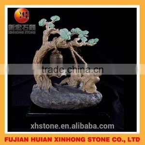 Lovely Shaolin Little Monk Buddha Statue Sleep on Stone thumbnail-5