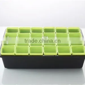 Plastic 24 Divided Plant Flower Pots thumbnail-4