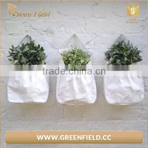 Cheap Price High Quality White Planter Grow Bag With Two Handles thumbnail-5