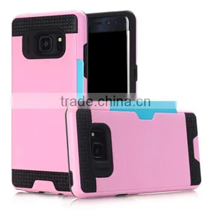 Drawbench Phone Case With Card Slot Phone Hull TPU + PC Material Back Cover for Samsung Note 7 thumbnail-1