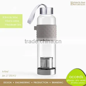 Eco-Friendly Borosilicate Drink Bottles With Filter thumbnail-1