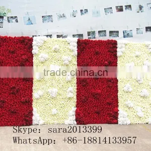 Artificial Flower Wall,wedding Decoration Wall,silk Rose Wall thumbnail-4