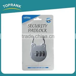 High Quality Metal Zinc Alloy Steel Security Combination Padlock Travel Suitcase Luggage Lock 3 Digital Combination Lock Padlock thumbnail-1