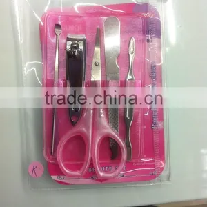 2016 Cheapest Hot Sale Manicure Set Nail Clipper &pedicure Set With Pvc Bag thumbnail-5