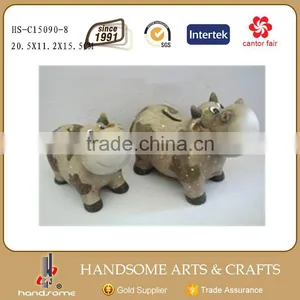 Kids Gift Ceramic Cow Money Bank Coin Saving Boxes thumbnail-1
