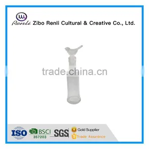 Clear Threaded Glass Oil Vinegar Bottle and Airtight Bird Cork Stopper thumbnail-1