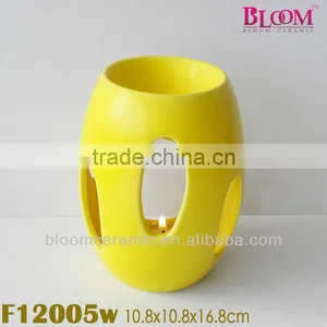 Wholesale Yellow Ceramic Candle Oil Burner thumbnail-1