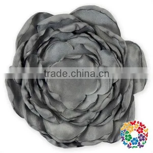 Plain White 8 Layers Christmas Ribbons Satin Flower Christmas Wedding Decorations Artificial Chrysanthemum Flower thumbnail-5