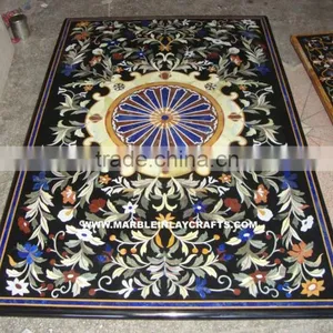 Black Marble Dining Table Tops thumbnail-1