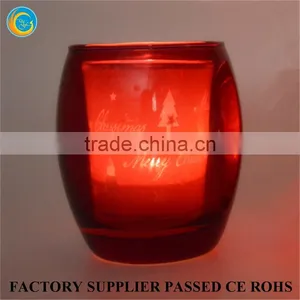 Double Egg Cup Glass Candle Holder for Wax thumbnail-4