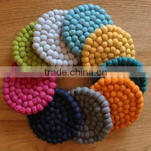 Hot Sale New Products for High Quality Home Decoration Diy Felt Ball Rug Made in China Wholesale on Website thumbnail-1