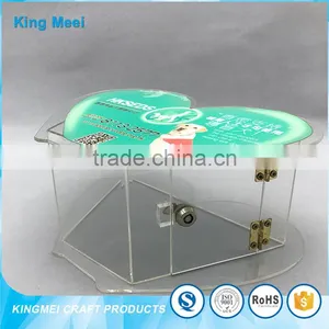 High Quality Custom Mini Favor Acrylic Coin Box thumbnail-5