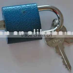 Blue Thick Iron Padlock thumbnail-1