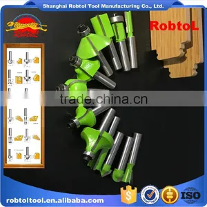 Wood Router Bit Set 12pcs Kit Shank 12mm Tungsten Carbide for Woodworking CNC Carved Engraving Milling Cutter thumbnail-4