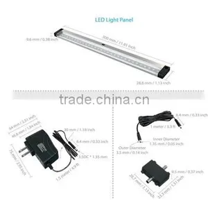 3 Panels LED Under Cabinet Lighting, With IR Sensor! Hand Wave Activated - Bright, Strong and Stable - Easy to Install, Screw an thumbnail-5