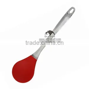 SK-0107 Plastic Handle Silicone Mixing Spoon thumbnail-2