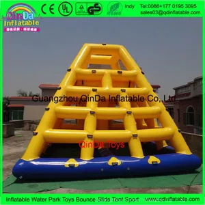 Водный парк, спортивная игра. Скользательный водный горка размером 7*5*4 м для подъема. Надувная морская горка для детей и взрослых thumbnail-3