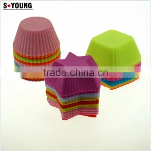 11147 Lovely Mini Star Shaped Eco-friendly Silicon Cake Silicone Mold thumbnail-3
