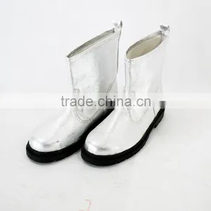 Aluminum Foil Composite Fireproof Fabric Steel Bottom Safety Shoes(Resistant 1000 Degree) thumbnail-2