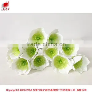 Hot Sale Big Christrose Hvid Single Decorative Artificial Sakura Flower Customized thumbnail-1