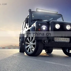 IP68 7 Inch Landrover Defender LED Headlights Hi-low Beam Moving Driving LED Headlamp thumbnail-1