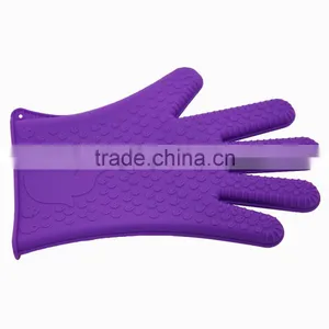 Premium Cooking Gloves + Nonstick Silicone Mat Set Best Heat Resistant Silicone, BBQ Kitchen Cooking Baking Anti Slip Pair thumbnail-3